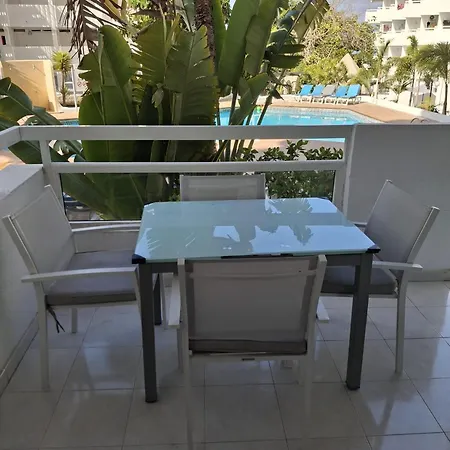 The Pool Balcony Playa Americas Apartment Costa Adeje (Tenerife)