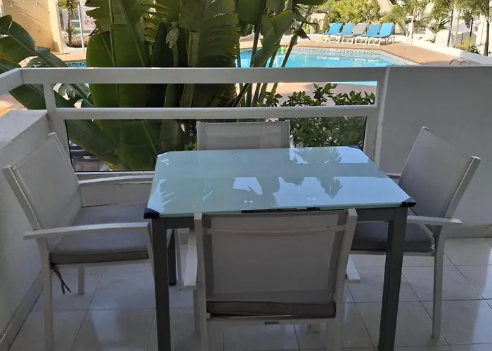 The Pool Balcony Playa Americas Apartment Costa Adeje (Tenerife)